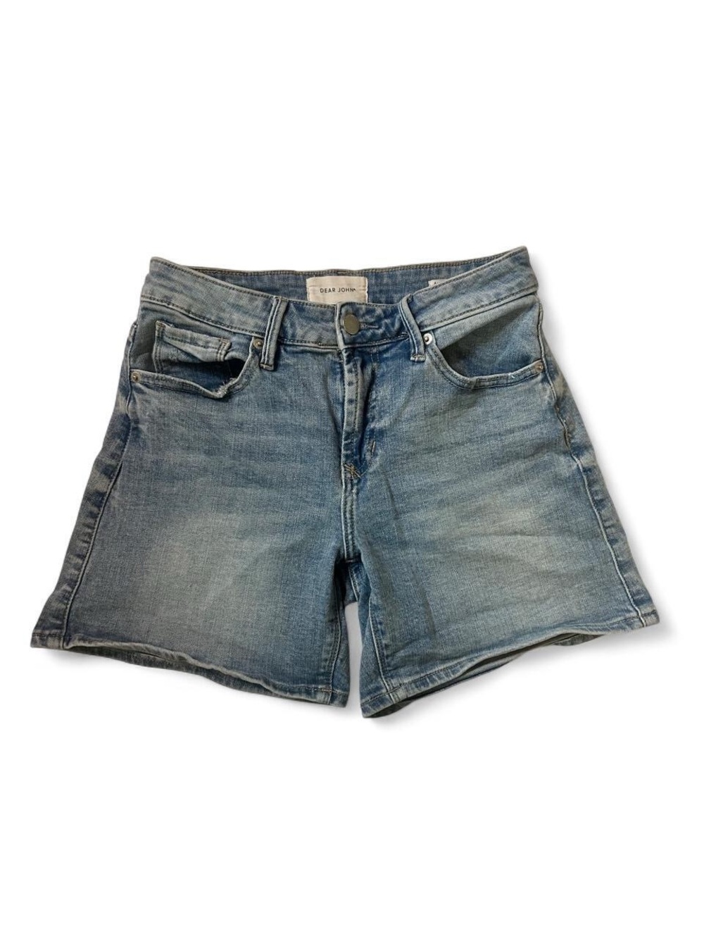 DEAR JOHN Women's Light Blue Denim Ava Shorts